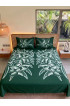 Hand Painted Rayon Bedsheet Set King Size Hand Painted Rayon Bedsheet Set King Size